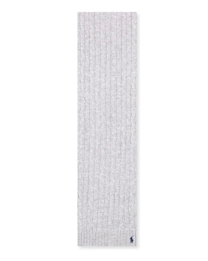 Ralph Lauren Schal mit Logo Grau