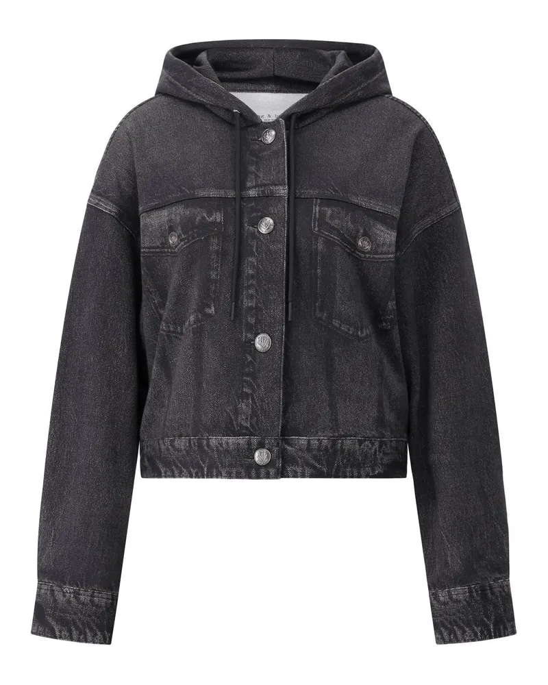 Rag & Bone Sweatjacke Miramar Terry Schwarz