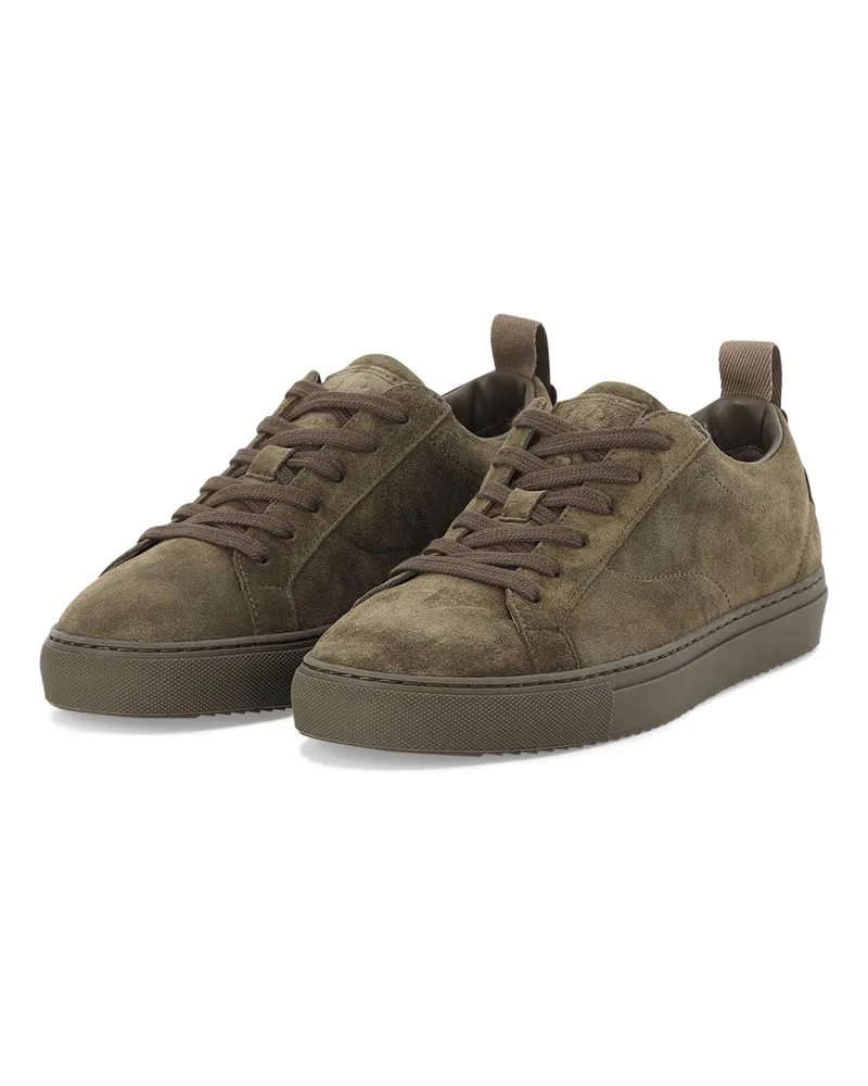 Belstaff Sneaker aus Veloursleder Grün