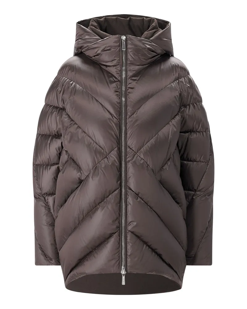 MOORER Jacke Wanita mit Daunen Dunkelbraun