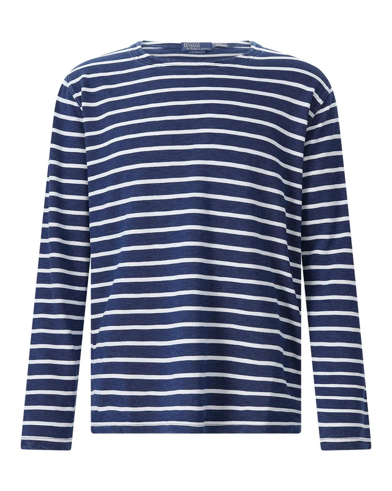 Ralph Lauren Gestreifter Pullover Dunkelblau