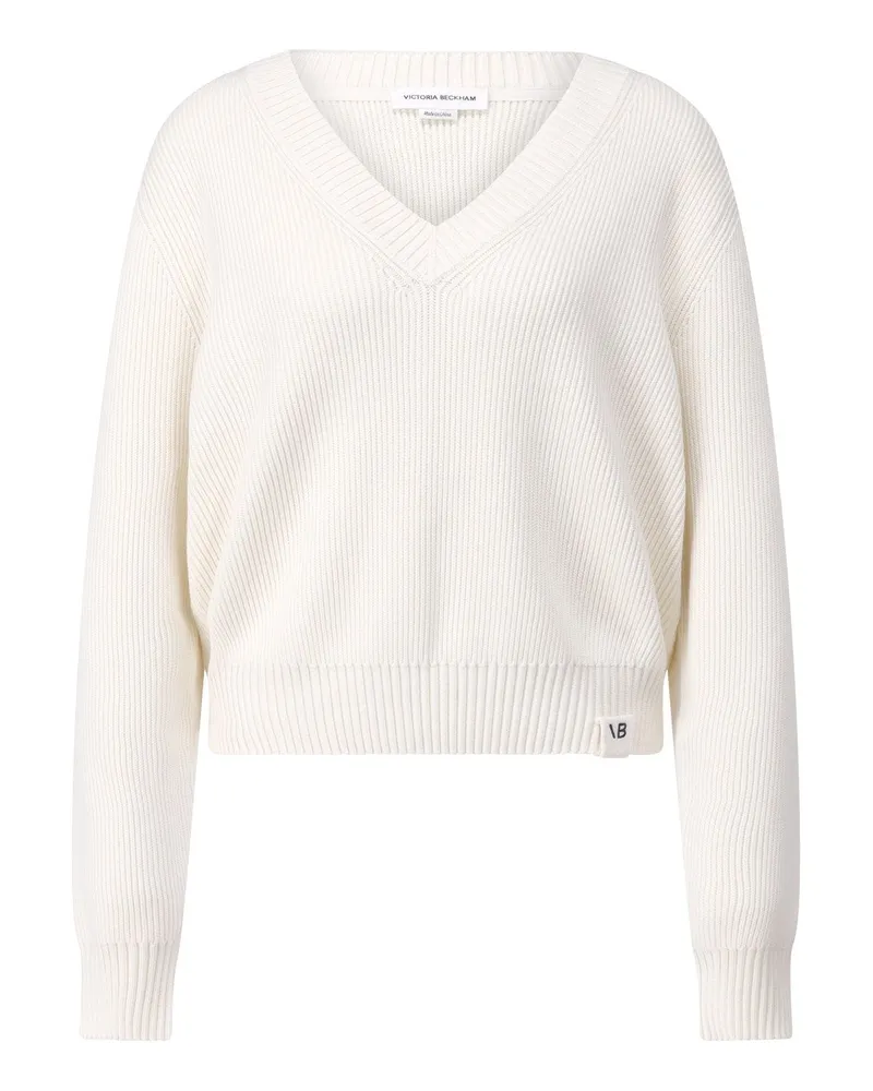 Victoria Beckham Oversized Pullover Weiß