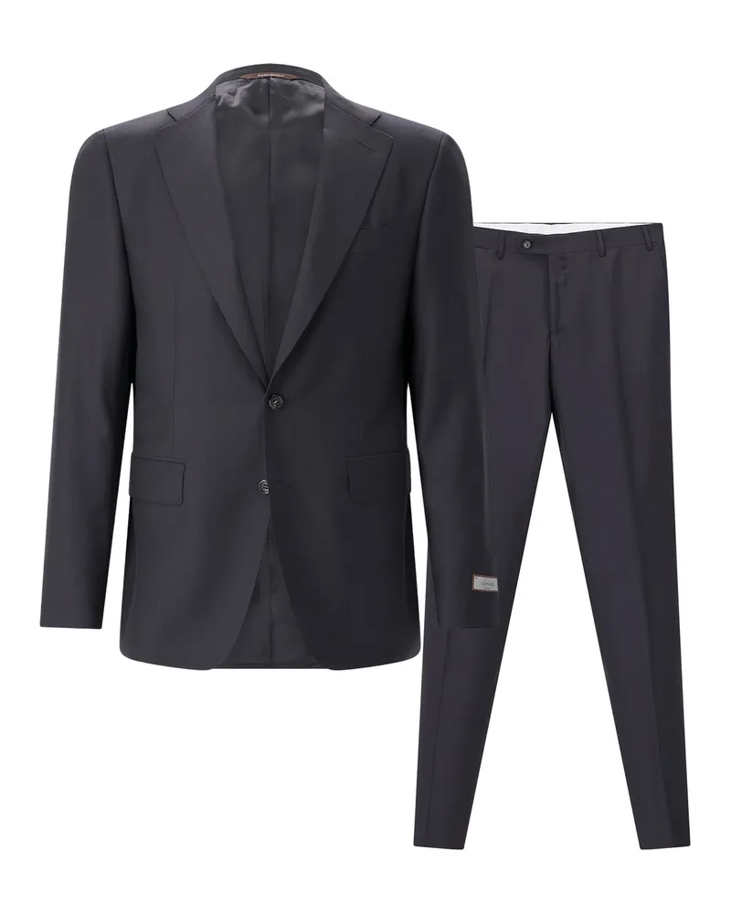 Canali Anzug aus Wolle Navy