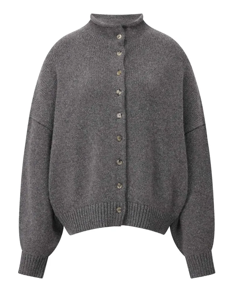 KHAITE Strickjacke Nelya aus Kaschmir Grau