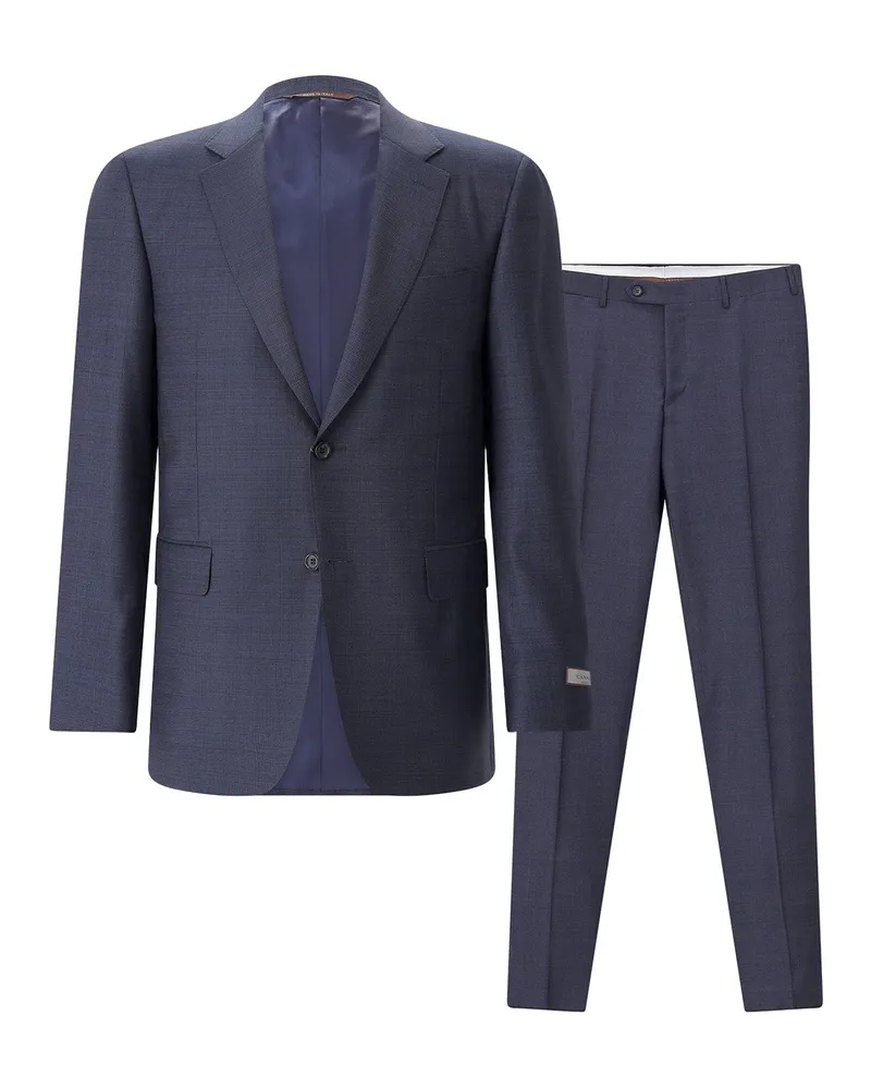 Canali Anzug aus Wolle Dunkelblau