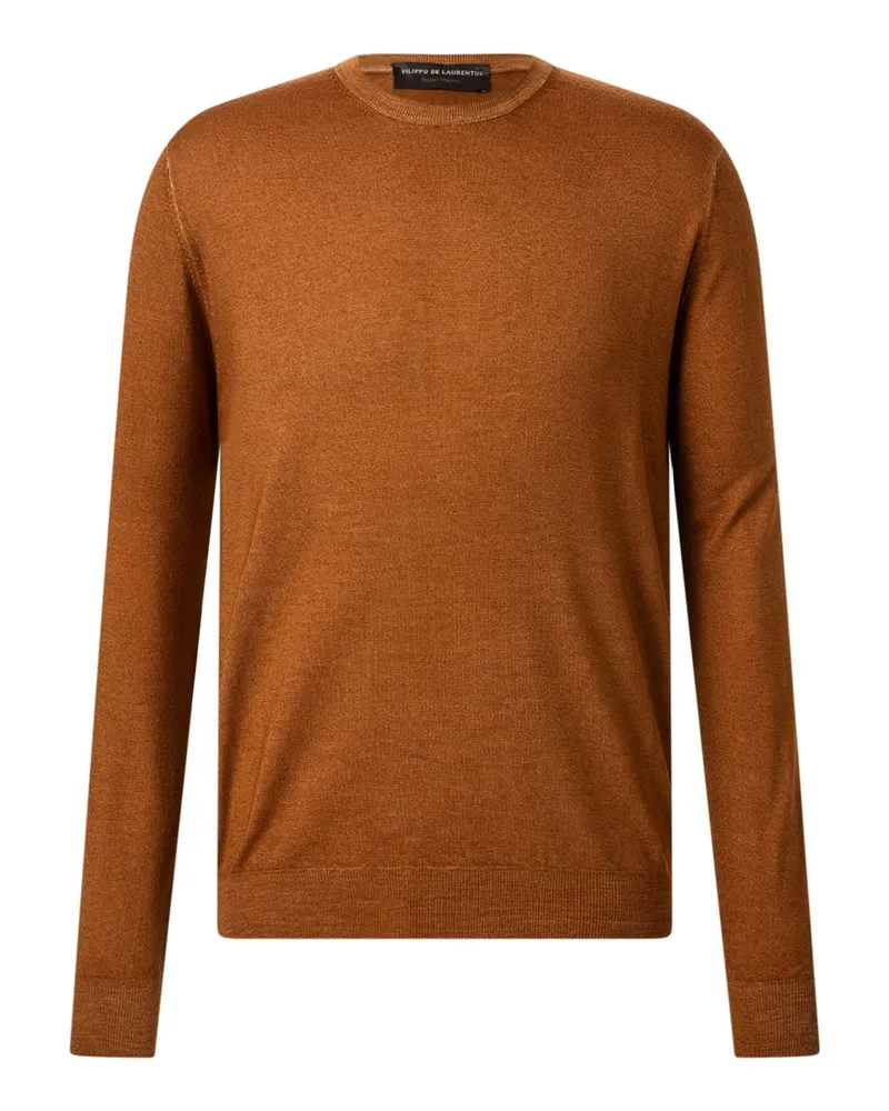 Filippo de Laurentiis Pullover aus Merinowolle Orange