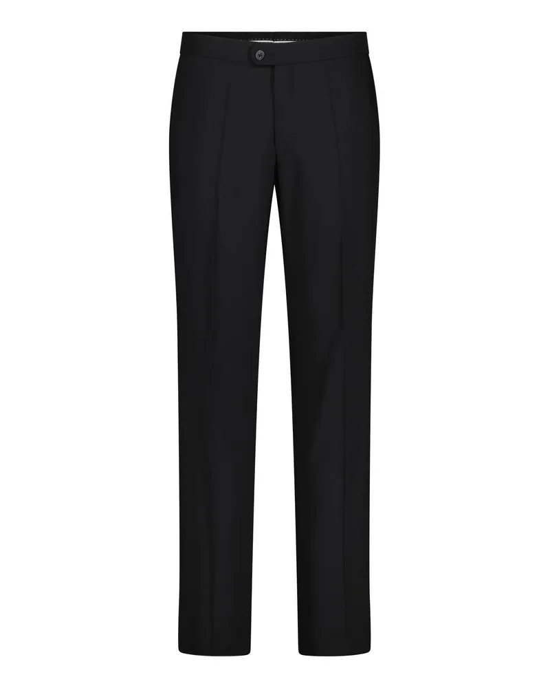 Dressler Anzughose aus Wolle Schwarz