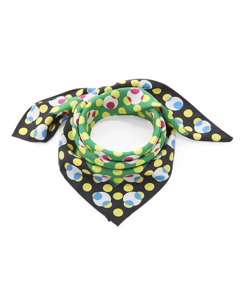 Dries van Noten Tuch aus Seide Grün