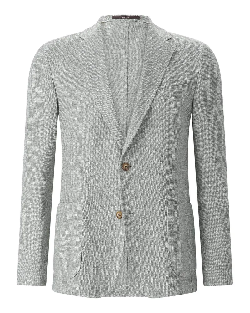 windsor. Slim-Fit Sakko Giro mit Leinen Grün