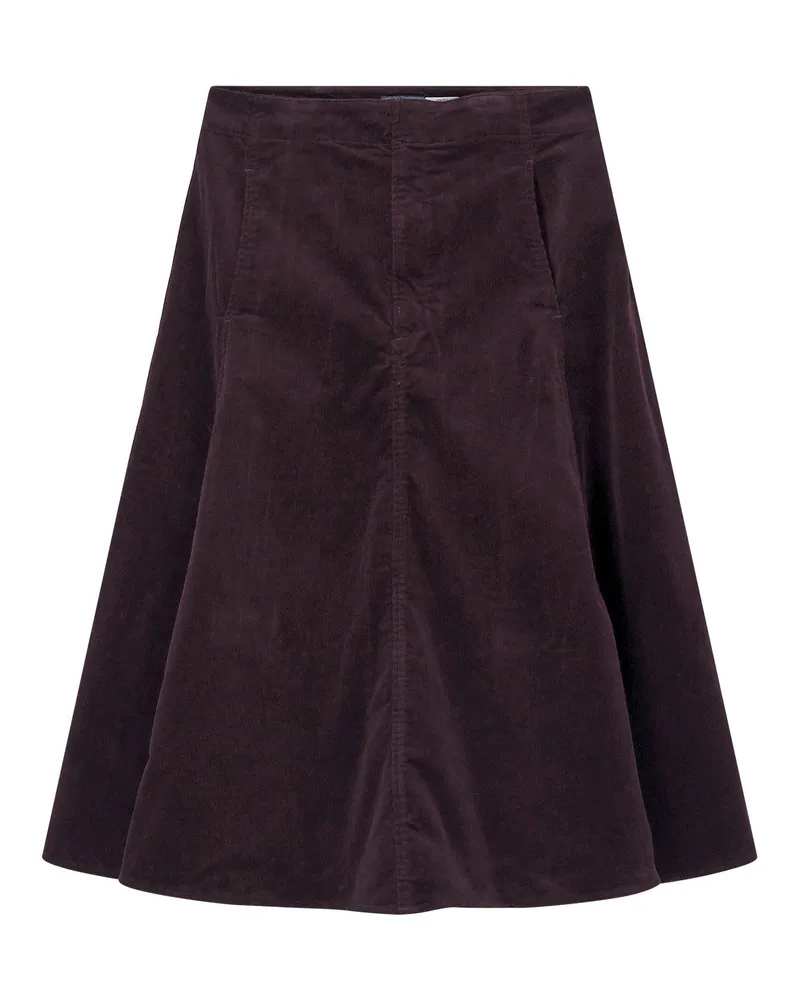 Ralph Lauren Midirock aus Cord Lila