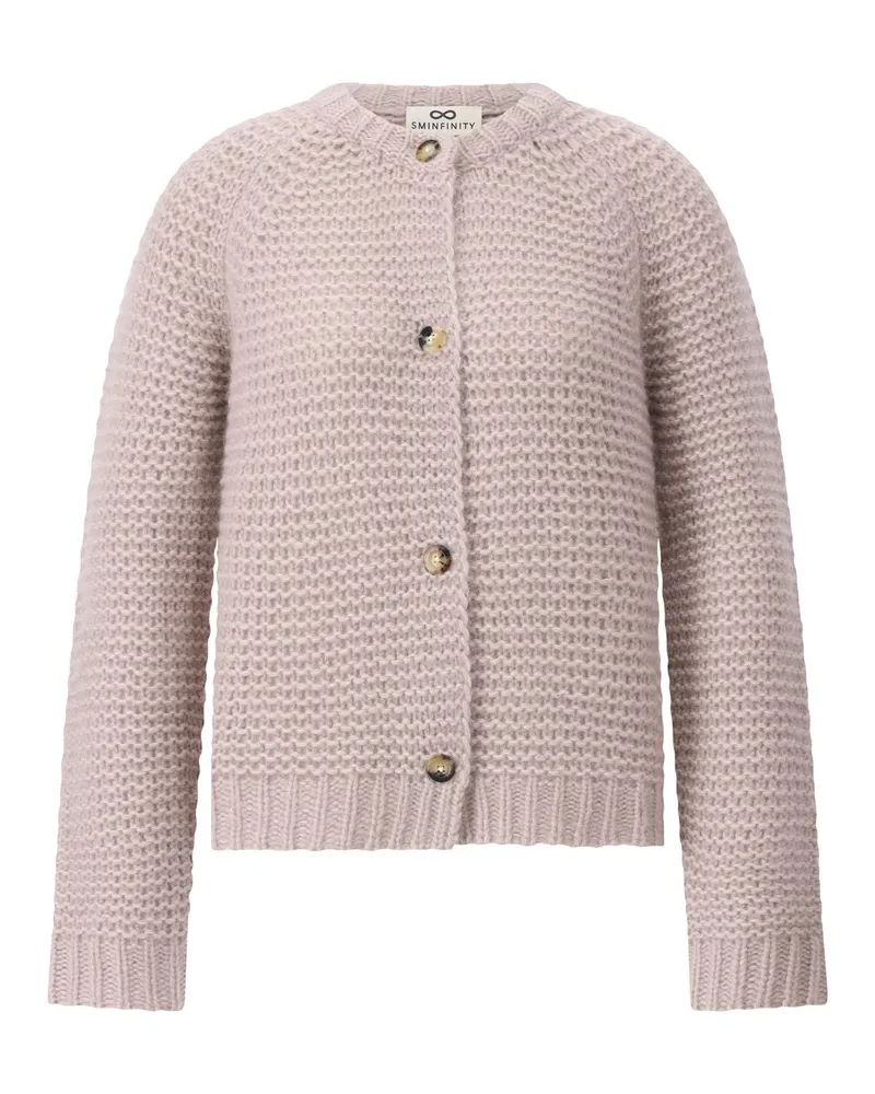 SMINFINITY Strickjacke aus Kaschmir & Seide Rosa