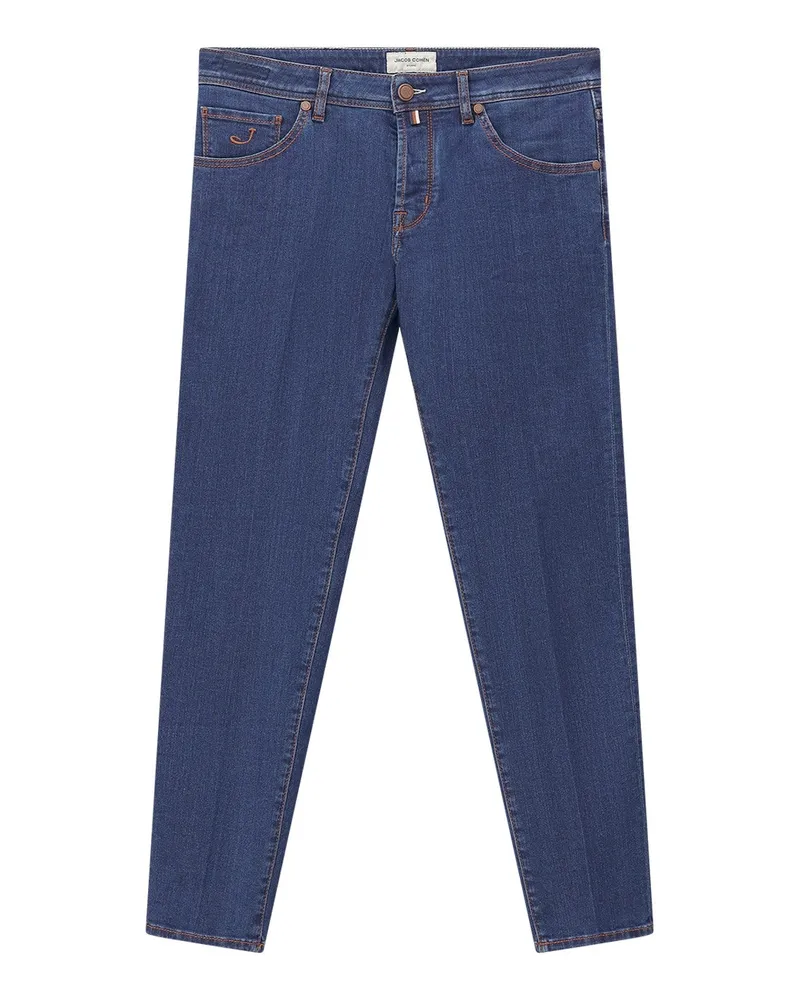 Jacob Cohën Slim-Fit Jeans Scott Dunkelblau