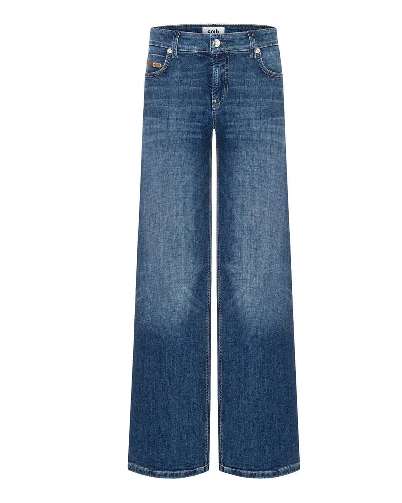 Cambio Wide-Fit Jeans Tess Blau