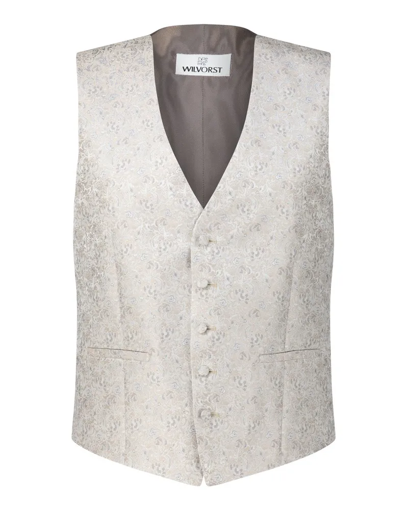 Wilvorst Weste mit Jacquard-Muster 65