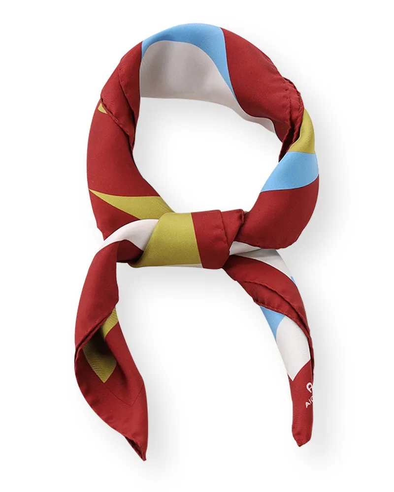 Aigner Tuch aus Seide Multicolor