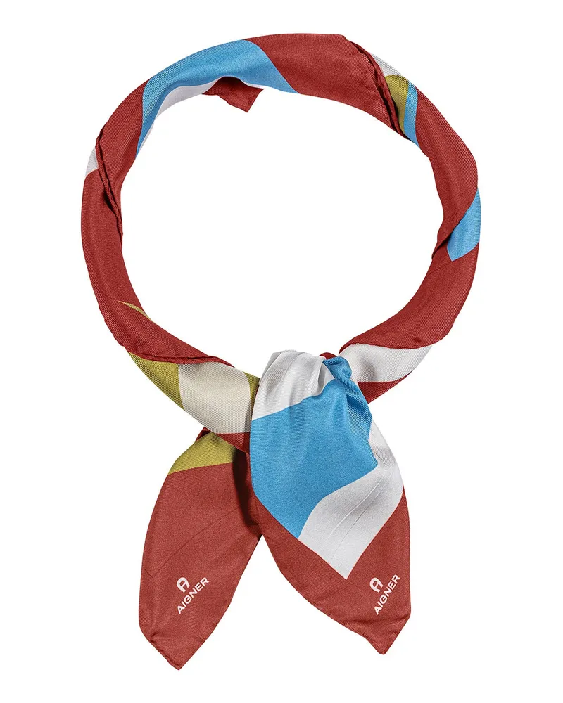 Aigner Tuch aus Seide Multicolor