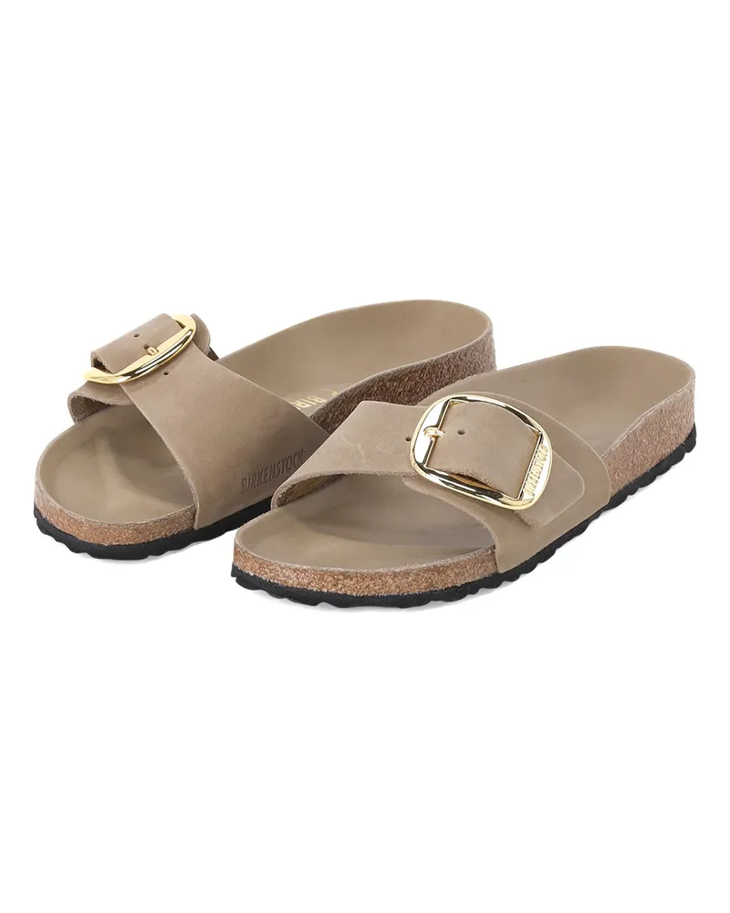 Birkenstock Sandalen aus Leder Hellbraun