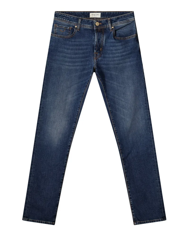 Jacob Cohën Slim-Fit Jeans Bard aus Baumwoll-Mix Blau