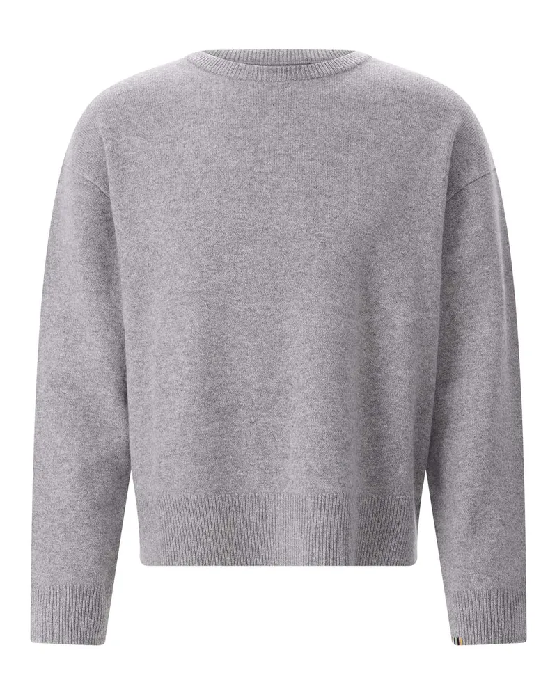 extreme cashmere Pullover Mike aus Kaschmir-Mix Grau