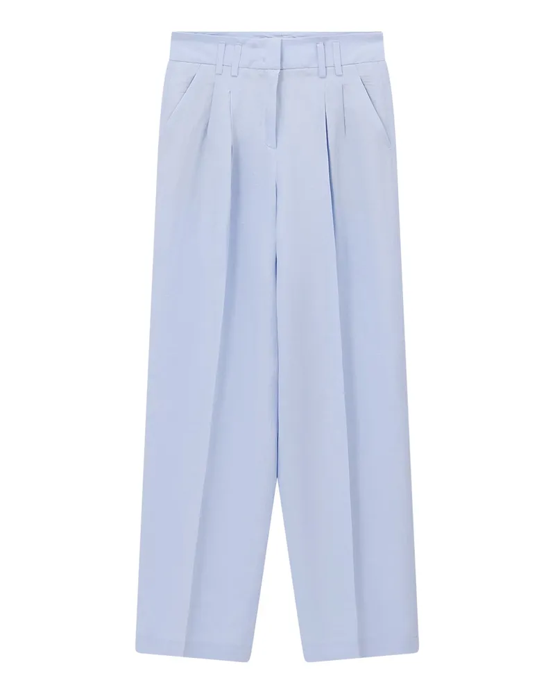 RAFFAELLO ROSSI  Weite Hose Mayla aus Leinen Hellblau