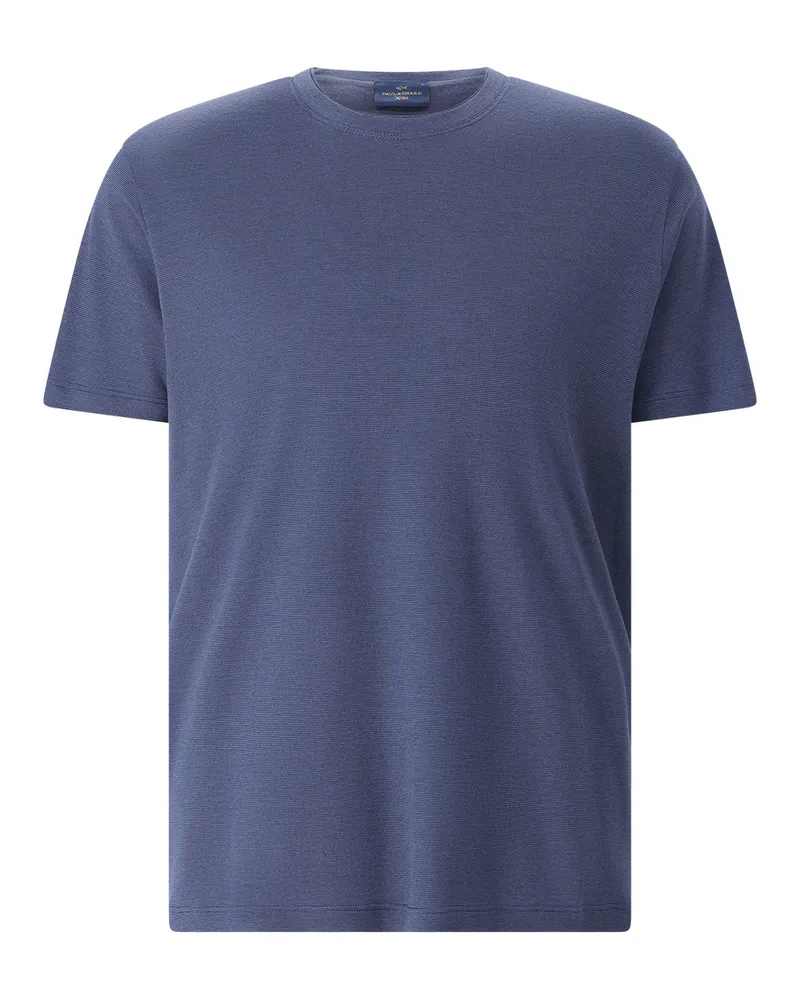 Paul & Shark T-Shirt aus Baumwollmix Dunkelblau