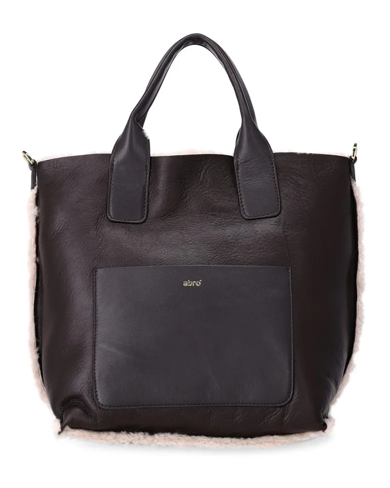 Abro Shopper Raquel Maxi Dunkelbraun