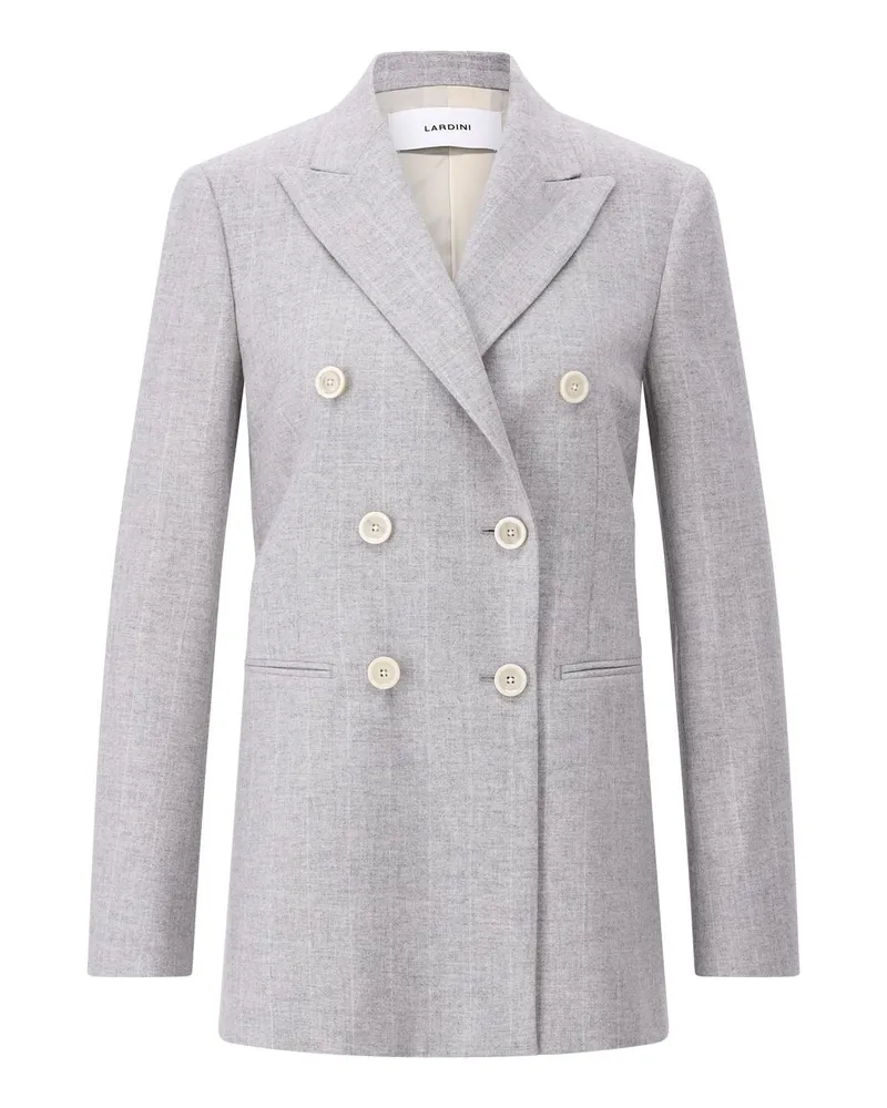 LARDINI Blazer aus Woll-Kaschmir-Mix Grau