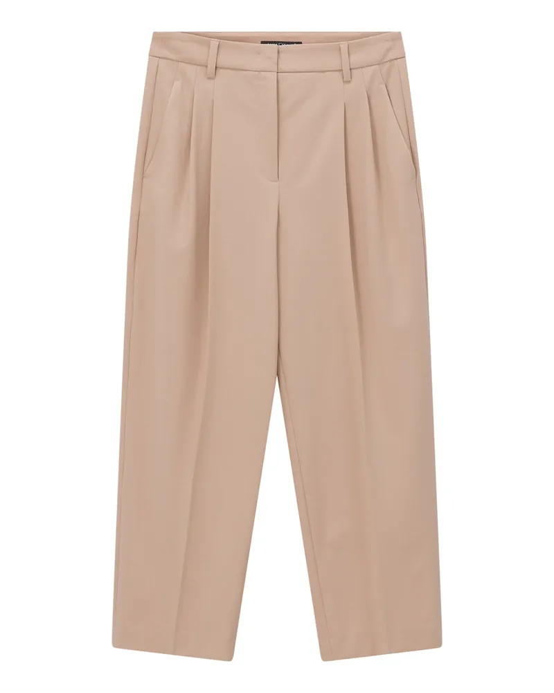 Luisa Cerano Hose aus Viskose-Mix Beige