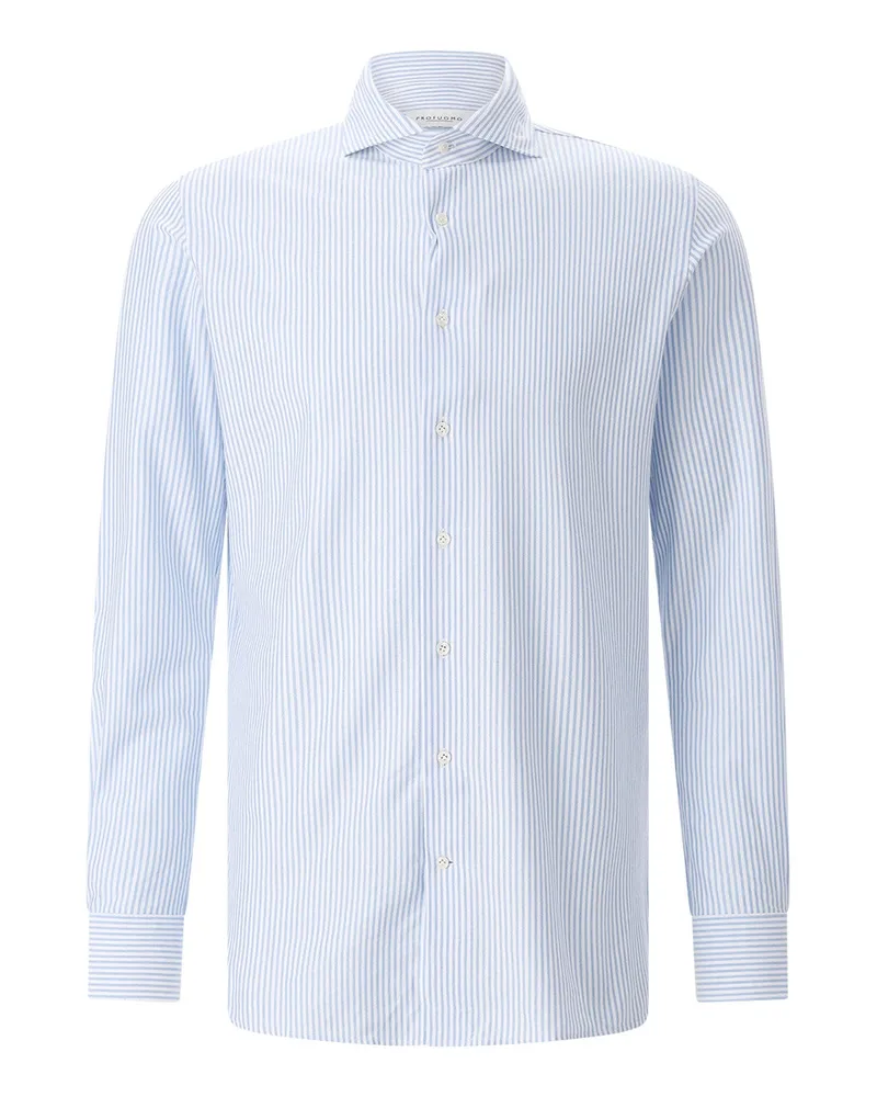 Profuomo Slim-Fit Hemd Hellblau