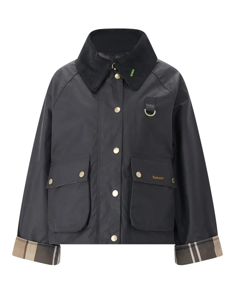 Barbour Jacke Icons Modern Spey aus Baumwolle Navy