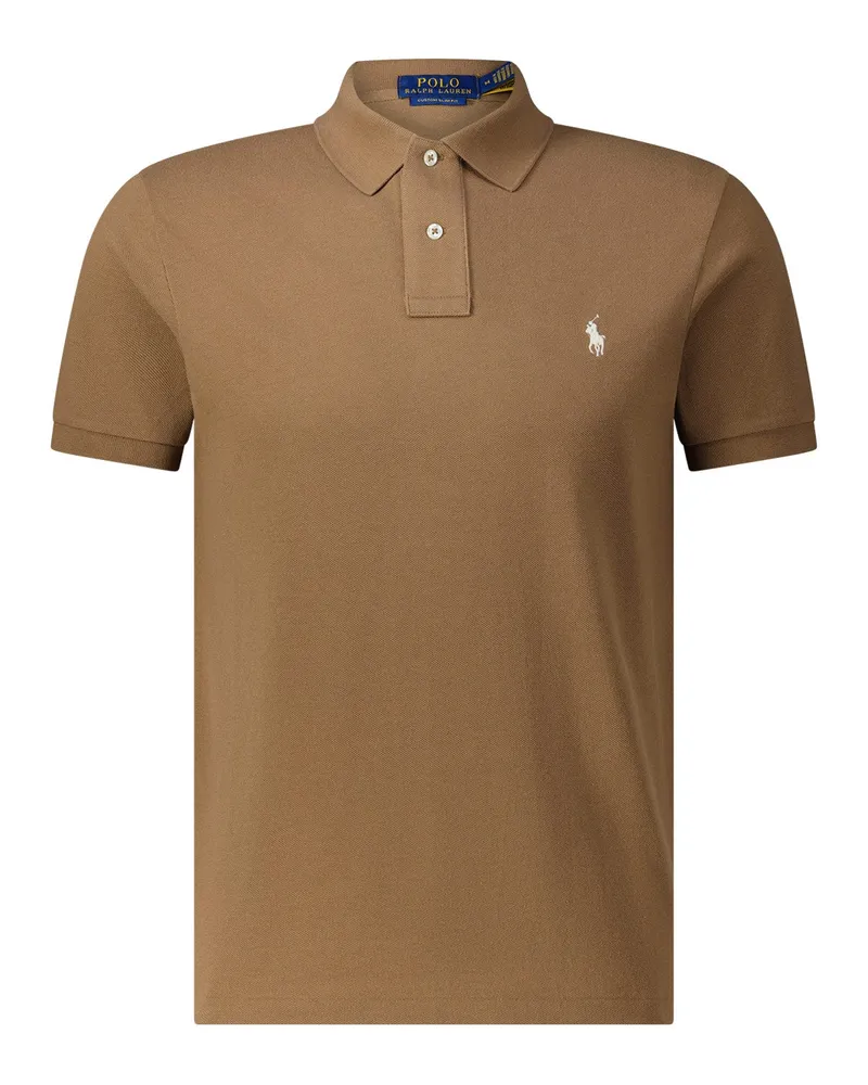 Ralph Lauren Custom Slim-Fit Poloshirt Braun