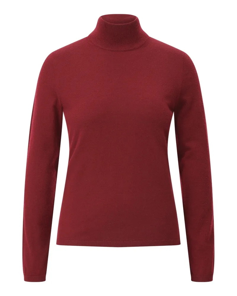 Max Mara Rollkragenpullover Meana aus Kaschmir Dunkelrot