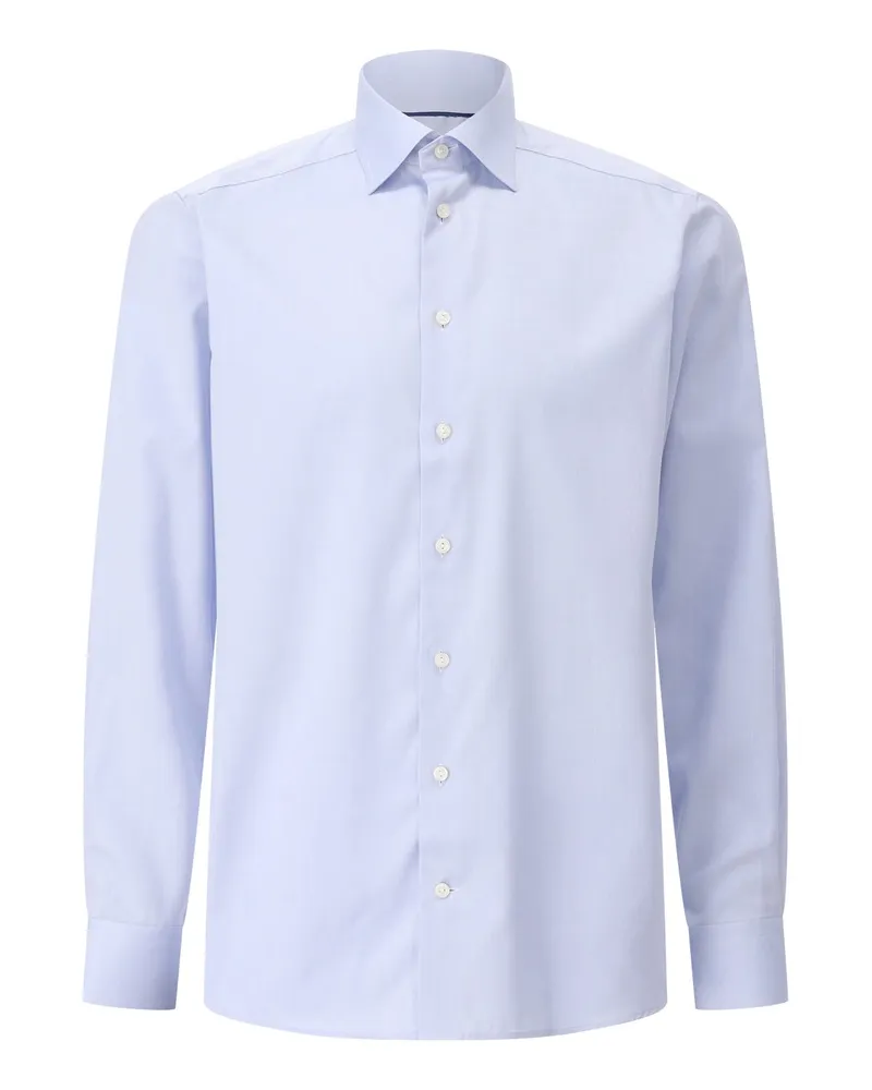 Eton Contemporary-Fit Twillhemd Hellblau