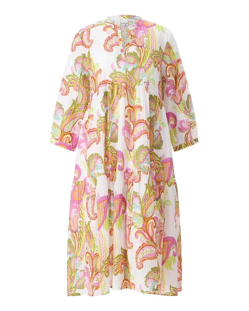 tonno e panna Kleid mit Paisely-Muster Multicolor