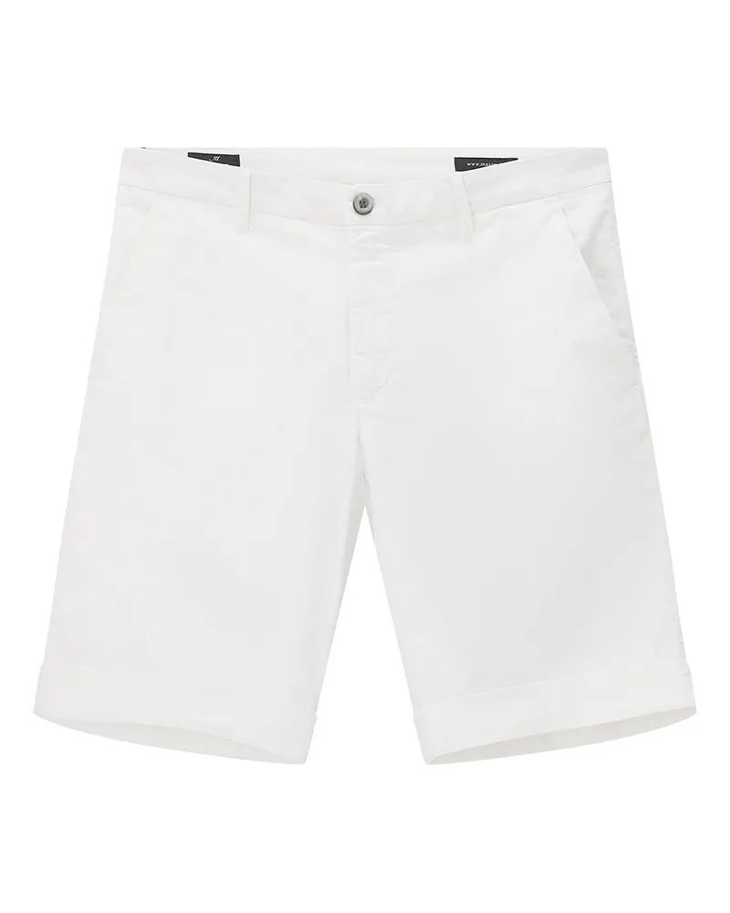 Mason's Shorts Torino aus Baumwoll-Mix Weiß