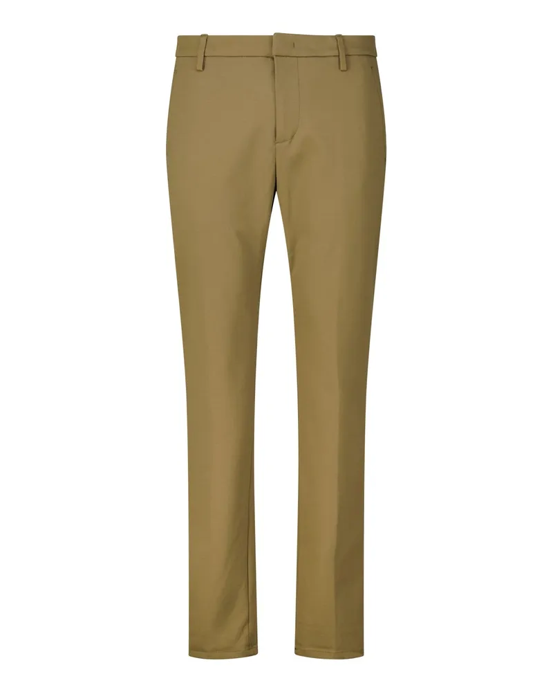 Dondup Klassische Stoffhose Gaubert Dunkelgrün