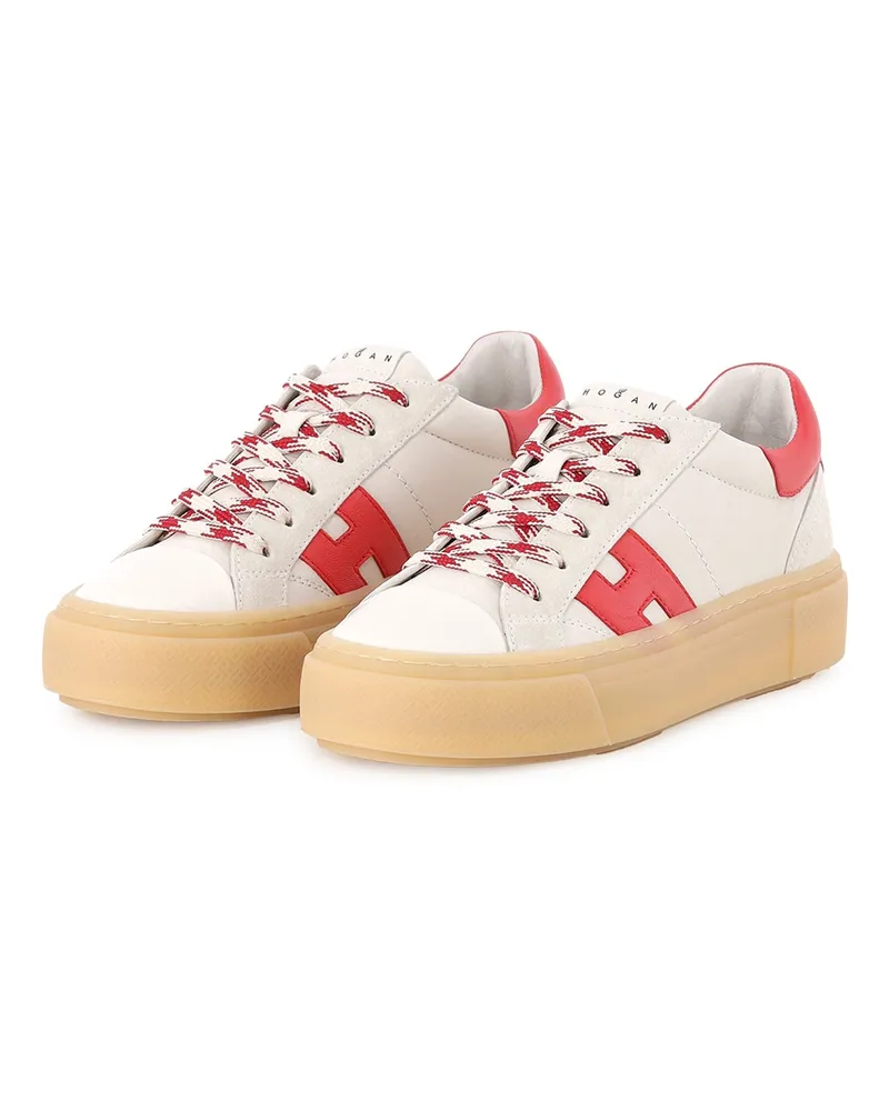 Hogan Sneaker aus Leder Beige