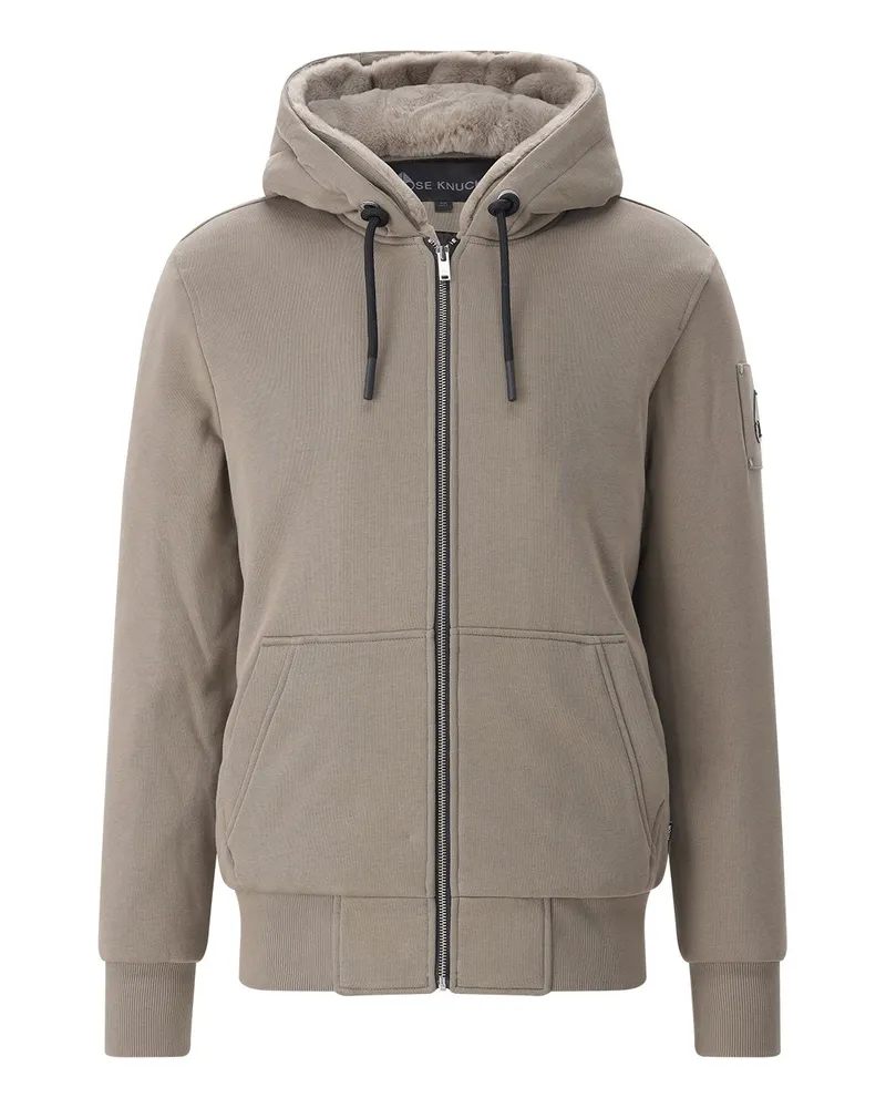 Moose Knuckles Sweatjacke Classic Bunny Hellbraun