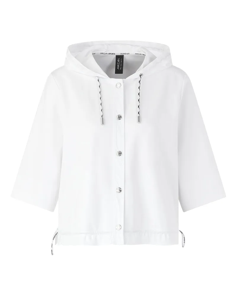 Marc Cain Jacke aus Baumwollmix Weiß
