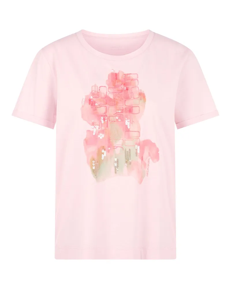 Marc Cain T-Shirt aus Baumwolle Rosa