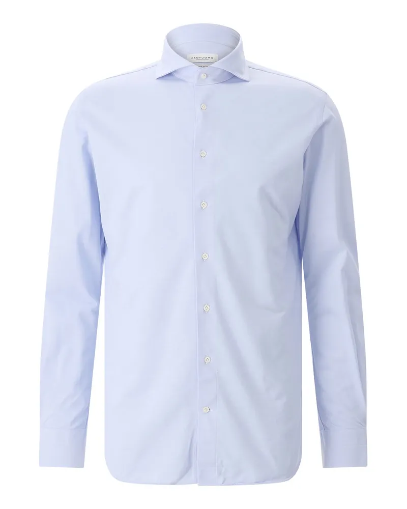 Profuomo Slim-Fit Hemd Hellblau