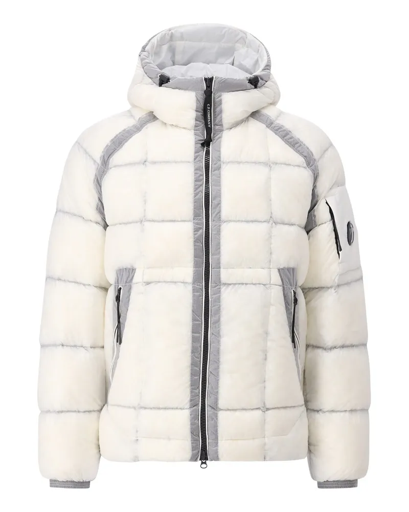 C.P. Company Gesteppte Daunenjacke Weiß