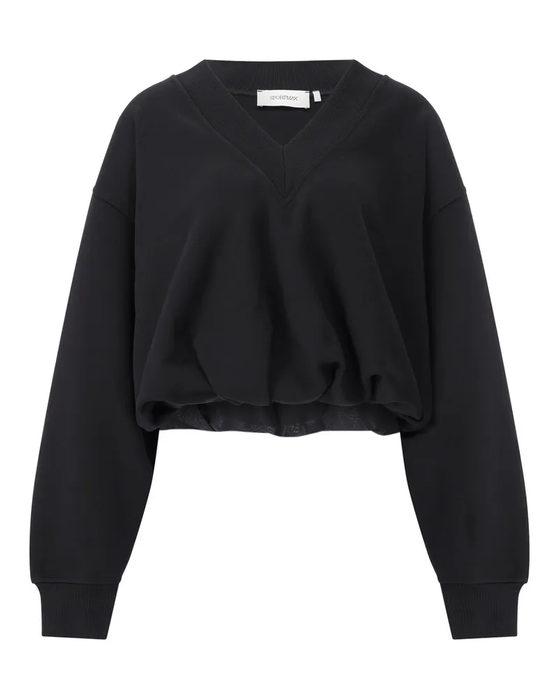 SPORTMAX Sweatshirt Colleg Schwarz