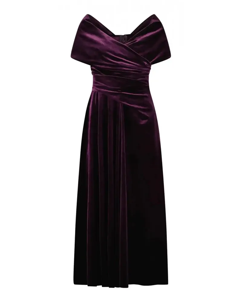 Talbot Runhof Abenkleid in Samt Lila