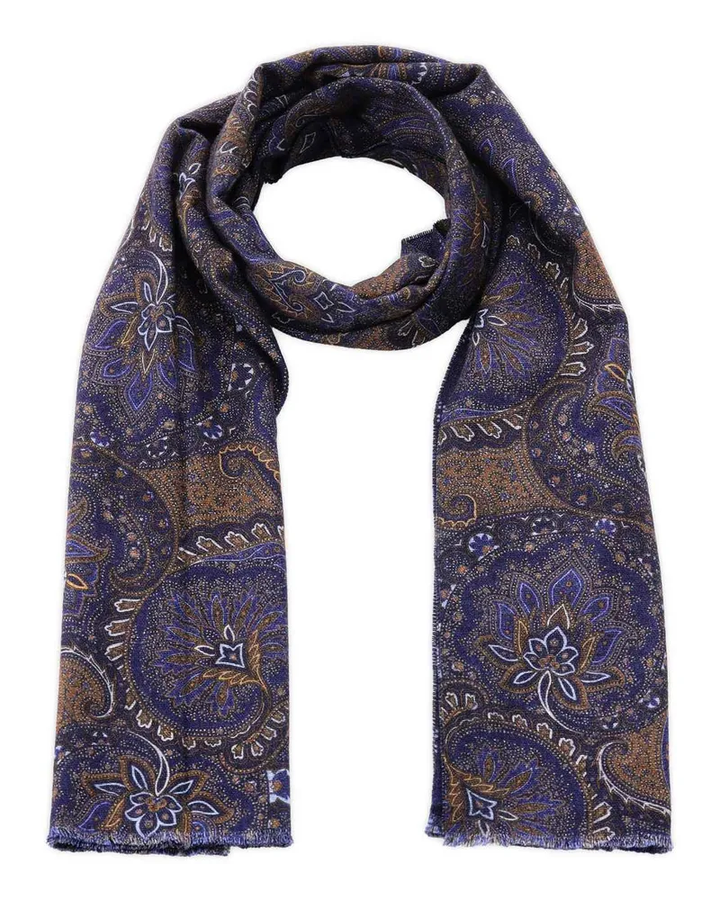 Altea Schal mit Paisley-Muster Dunkelblau