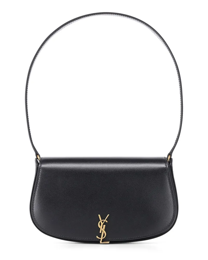 Saint Laurent Schultertasche aus Leder Schwarz