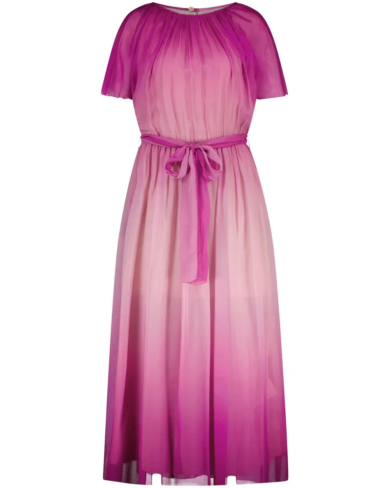 Drykorn Chiffon-Kleid mit fließendem Stoff Rosa