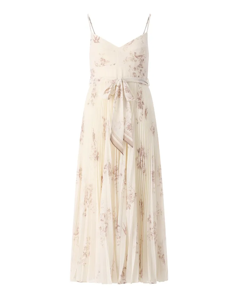 Zimmermann Kleid Sunray mit Print Creme