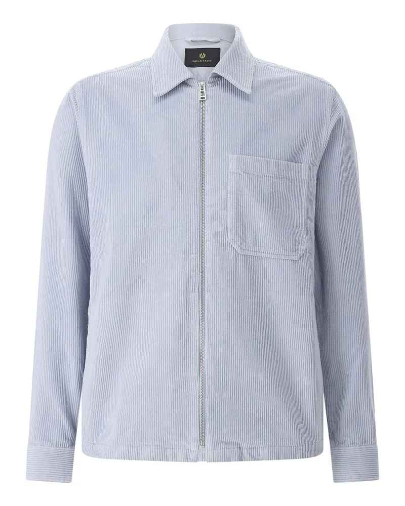 Belstaff Overshirt aus Cord Hellblau