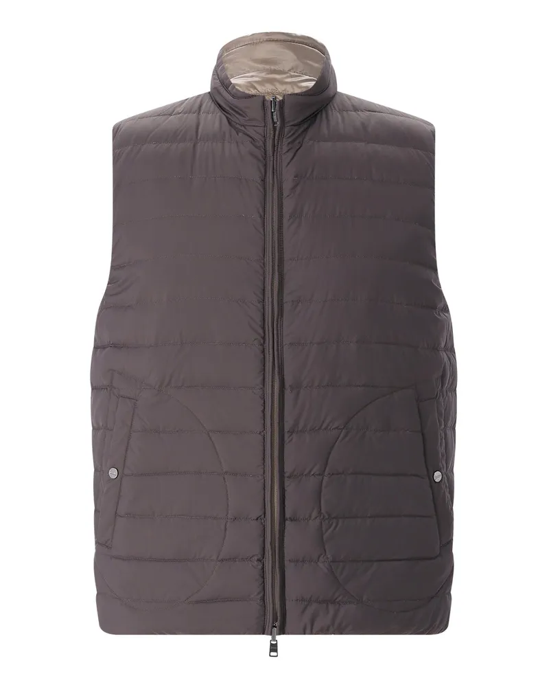 Herno Wendbare Weste Braun